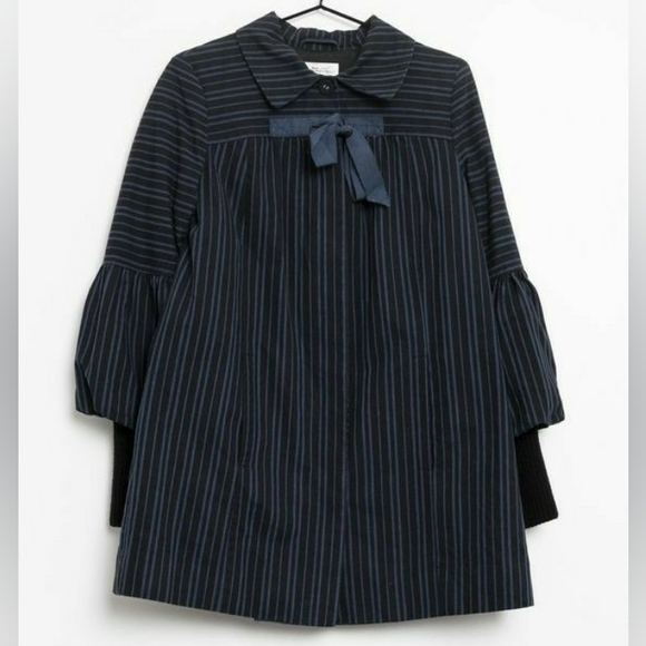 Noa Noa | Striped Padded Coat with Removable Cuffs - Picture 12 of 13